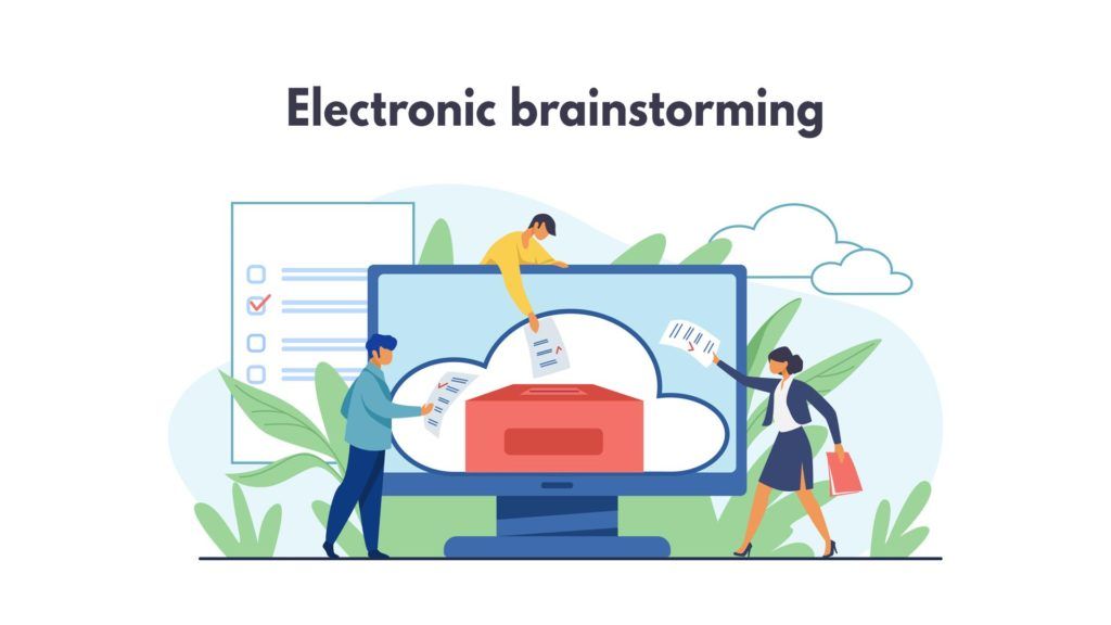 Electronic brainstorming
