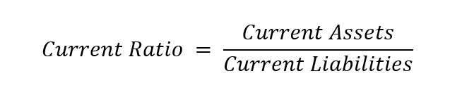 Current ratio formula