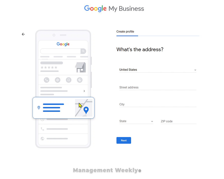 Add your postal address to your business listing on Google