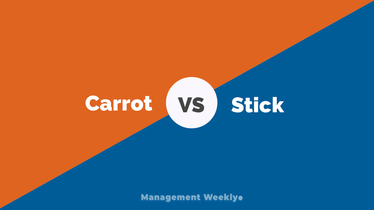 Carrot and stick approach